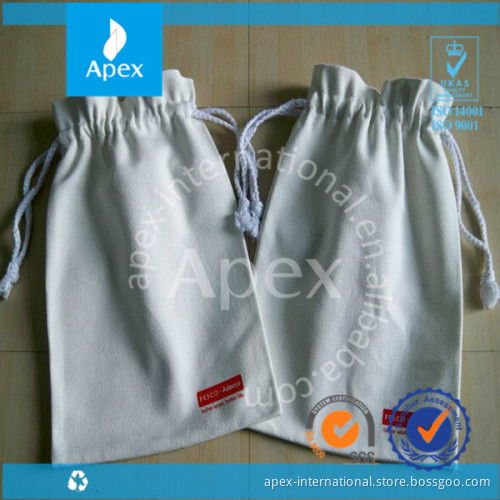 custom printed small cheap cotton drawstring bags